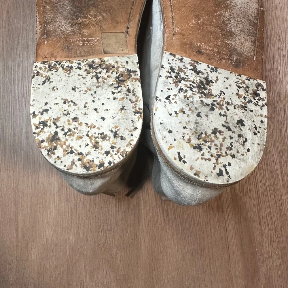 Marsèll Taupe Strasacco Mens Grey Suede Chukka Boots Made in Italy Size 43